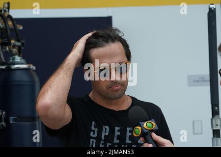 07.05.2022, Miami International Autodrome, Miami, FORMULA 1 CRYPTO.COM MIAMI GRAND PRIX, im Bild Rennfahrer Nelson Piquet junior Foto Stock