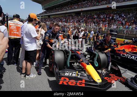 22.05.2022, Circuit de Catalunya, Barcellona, F1 Pirelli Grand Prix von Spanien 2022 , im Bild Max Verstappen (NEL), Oracle Red Bull Racing Foto Stock