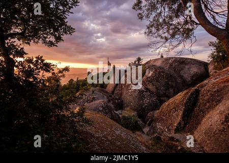 Tramonto, Penha Guimaraes Foto Stock