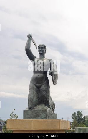 Sirenetta sul fiume Vistola, Varsavia Foto Stock