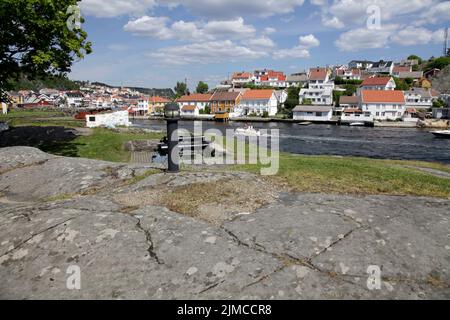 Bella KragerÃ¸ nella Norvegia meridionale Foto Stock