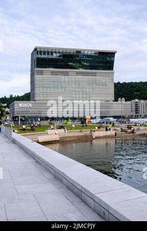 Il nuovo Museo del Munch, gli architetti Juan Herreros e Jens Richter, Oslo, Norvegia Foto Stock