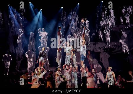 Edimburgo Scozia, Regno Unito 04 agosto 2022. MACRO a BT Murrayfield come parte del Festival Internazionale di Edimburgo. Credit sst/alamy live news Foto Stock