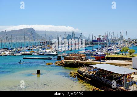 40/5000 il porto della città di Simone in Sudafrica Foto Stock
