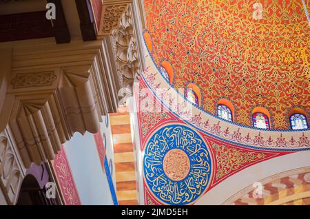 Beirut, Libano, 03 - 2017 aprile: Moschea della Moschea di Mohammad al-Amin a Beirut Libano. Foto Stock