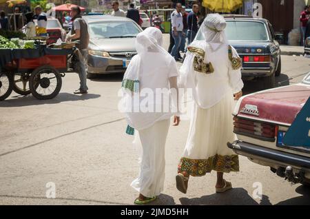 Tripoli, Libano, 09 - 2017 aprile: Centro della città di Tripoli, a nord del Libano, gente di cultura Foto Stock