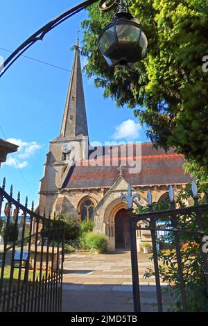 St Lawrence Parish Church, The Shambles, Stroud, Gloucestershire, Inghilterra, REGNO UNITO, GL5 1AP Foto Stock