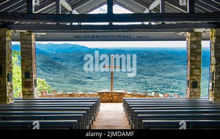 Graziosa Place Chapel vicino a Greenville, South Carolina Foto Stock