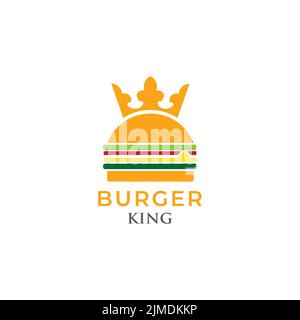 Un logo vettoriale di Burger Place Illustrazione Vettoriale