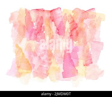 Acquerello Abstract dipinto a mano Illustrazione Foto Stock