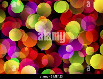 Vacanza luminoso sfondo bokeh multicolore Foto Stock