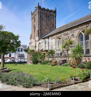 Chiesa parrocchiale di St Chad's, Poulton-le-Fylde Foto Stock