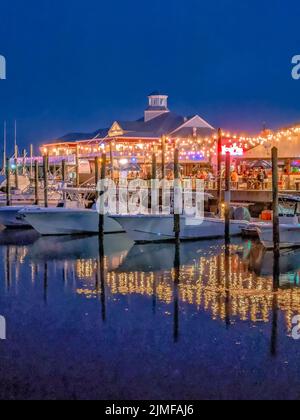 Viste e scene a murrells Inlet a sud di Myrtle Beach South carolina Foto Stock