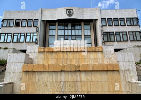 Edificio del Parlamento europeo a Bratislava, in Slovacchia Foto Stock