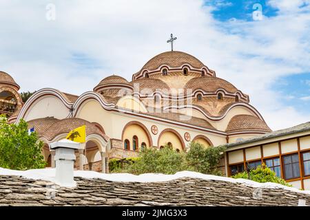 Monastero di Arcangelo Michele, isola di Thassos, Grecia Foto Stock