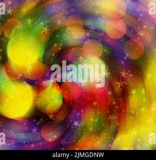 Sfondi sfocati in movimento da sogno Foto Stock