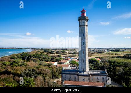 Faro di balene - Phare des baleines - nell'isola di Re Foto Stock