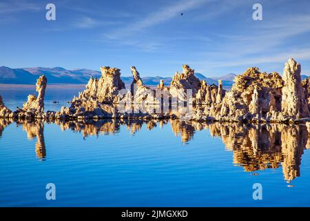 La meraviglia naturale Lago Mono Foto Stock