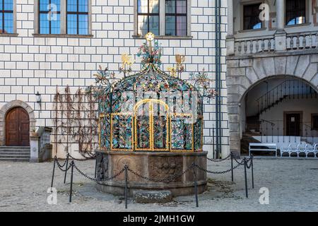 Jindrichuv Hradec castello nella Repubblica Ceca Foto Stock