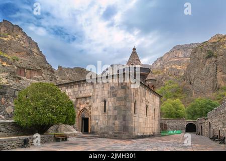 Monastero di Geghard, Armenia Foto Stock