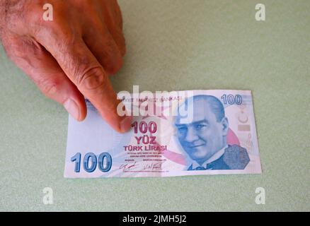 lira turca Foto Stock