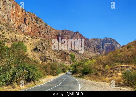 Gola del fiume Amaghu, Armenia Foto Stock