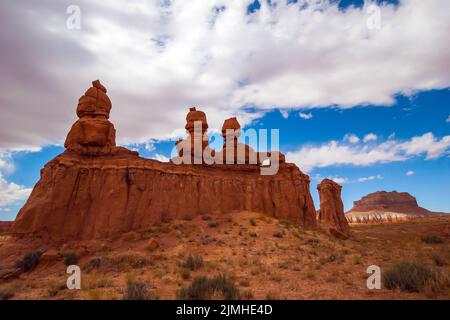 Originali formazioni di arenaria marrone rosso Foto Stock