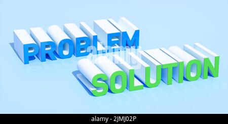 Problema e soluzione Foto Stock