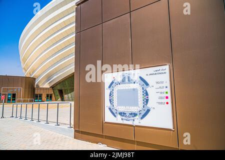 Al Wakrah Qatar stadi 2022 per la Coppa del mondo FIFA Foto Stock