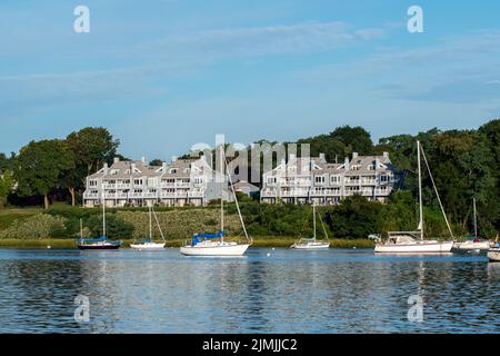 East greenwich rhode Island Waterfront Scenes Foto Stock