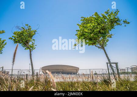 Il Lusail Stadium ospiterà partite in Qatar per la Coppa del mondo FIFA 2022 Foto Stock