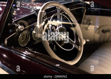 Volante e parte interna del retro Foto Stock
