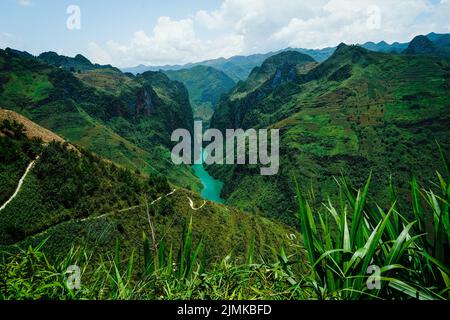 Tu San Canyon, Vietnam del Nord Foto Stock