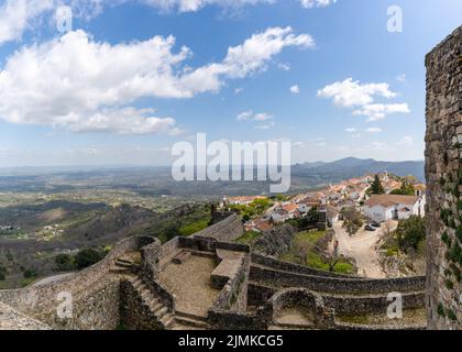 Santa Maria de Marvao Foto Stock