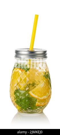 Bicchiere di limonata fresca Foto Stock