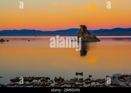 Mono Lake è un lago salato in California Foto Stock