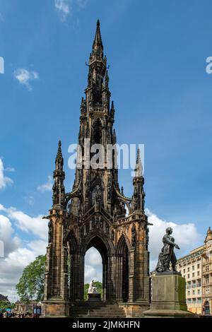 The Scott Monument, Princes Street, Edimburgo, Mid-Lothian, Scozia Foto Stock