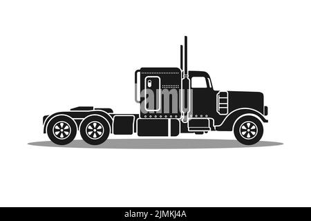 Illustrazione del progetto vettoriale del camion Illustrazione Vettoriale