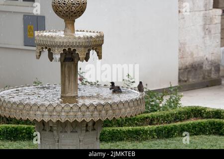 Palazzo Topkapi, Istanbul, Turchia: fontana nel quarto cortile Foto Stock