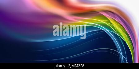 Abstract sfondo arcobaleno Foto Stock