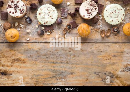 Torte muffin Foto Stock