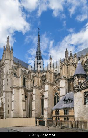 Cattedrale di Amiens, Francia Foto Stock