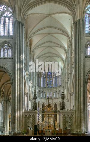 Cattedrale di Amiens, Francia Foto Stock