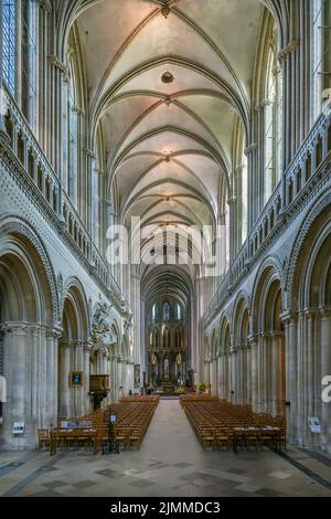 Cattedrale di Bayeux, Francia Foto Stock