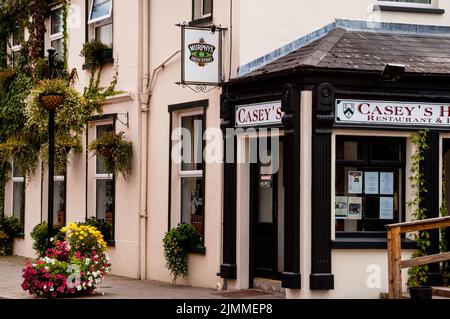 Villaggio irlandese di Glengarriff sul Ring of Beara. Foto Stock