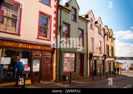 Città portuale di Cobh in Irlanda. Foto Stock