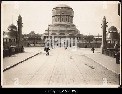 Poelzig Hans (1869-1936), mostra e torre d'acqua, Poznan (1910-1910): Vista totale all'aperto. Foto su carta, 13 x 18 cm (inclusi i bordi di scansione) Foto Stock