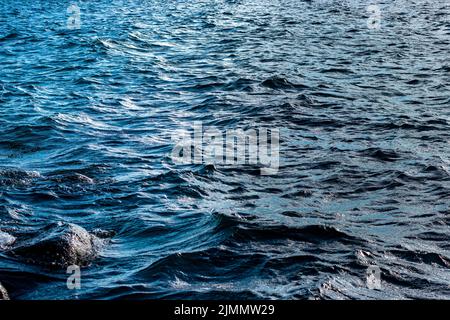 Modelli creati dalle forme d'onda. Foto Stock