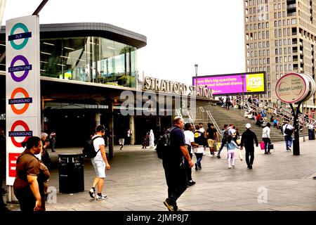 Stratford Station, Londra Regno Unito Foto Stock