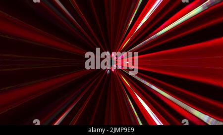 Tunnel rosso Foto Stock